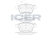 182007 Brzdové destičky ICER