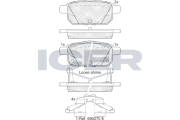 182017 Brzdové destičky ICER