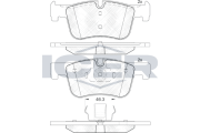 182048 Brzdové destičky ICER