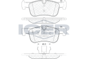 182063 Brzdové destičky ICER