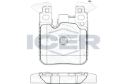 182092 Brzdové destičky ICER