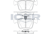 182099 Brzdové destičky ICER