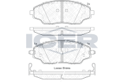 182167 Brzdové destičky ICER