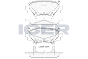 182169 Brzdové destičky ICER