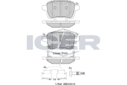 182170 Brzdové destičky ICER