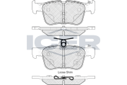 182198 Brzdové destičky ICER