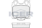 182208 Brzdové destičky ICER