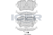 182211 Brzdové destičky ICER