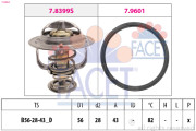 7.8404 Termostat, chladivo Made in Italy - OE Equivalent FACET