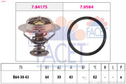 7.8417 Termostat, chladivo Made in Italy - OE Equivalent FACET