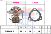 7.8637 Termostat, chladivo Made in Italy - OE Equivalent FACET