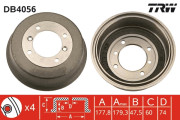 DB4056 TRW brzdový bubon DB4056 TRW