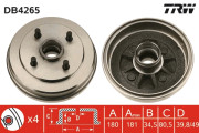 DB4265 Brzdový buben TRW
