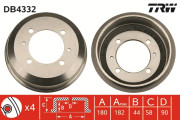 DB4332 TRW brzdový bubon DB4332 TRW