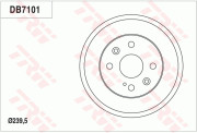 DB7101 Brzdový buben TRW