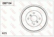DB7134 Brzdový buben TRW