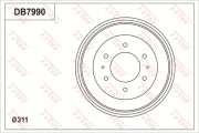 DB7990 Brzdový buben TRW