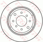 DF1701 Brzdový kotouč TRW