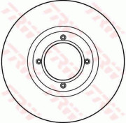 DF1995 Brzdový kotouč TRW