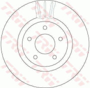 DF4219 Brzdový kotouč TRW