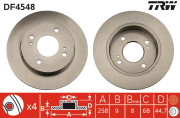 DF4548 TRW brzdový kotúč DF4548 TRW