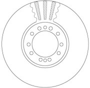 DF5071S Brzdový kotouč TRW