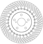 DF6692S Brzdový kotouč TRW