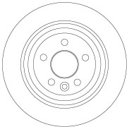 DF6913 Brzdový kotouč TRW