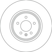 DF6917S Brzdový kotouč TRW