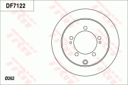 DF7122 Brzdový kotouč TRW