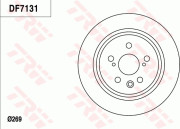 DF7131 Brzdový kotouč TRW