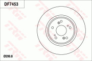 DF7453 Brzdový kotouč TRW