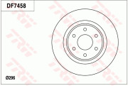 DF7458 Brzdový kotouč TRW