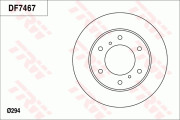 DF7467 Brzdový kotouč TRW