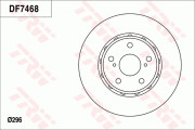 DF7468 Brzdový kotouč TRW