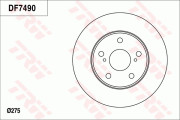 DF7490 Brzdový kotouč TRW