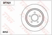 DF7621 Brzdový kotouč TRW
