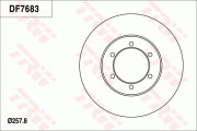 DF7683 Brzdový kotouč TRW