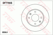DF7795S Brzdový kotouč TRW