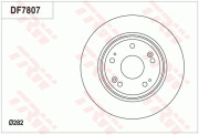 DF7807 Brzdový kotouč TRW