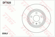 DF7820 Brzdový kotouč TRW