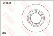 DF7844 Brzdový kotouč TRW