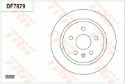 DF7879 Brzdový kotouč TRW