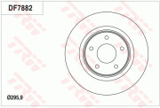 DF7882 Brzdový kotouč TRW