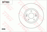 DF7993 Brzdový kotouč TRW
