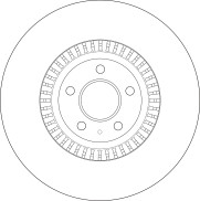 DF8037SL Brzdový kotouč SPS TRW