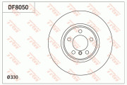 DF8050 Brzdový kotouč TRW