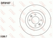 DF8107 Brzdový kotouč TRW