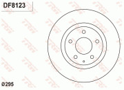 DF8123 TRW brzdový kotúč DF8123 TRW