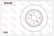 DF8182 Brzdový kotouč TRW